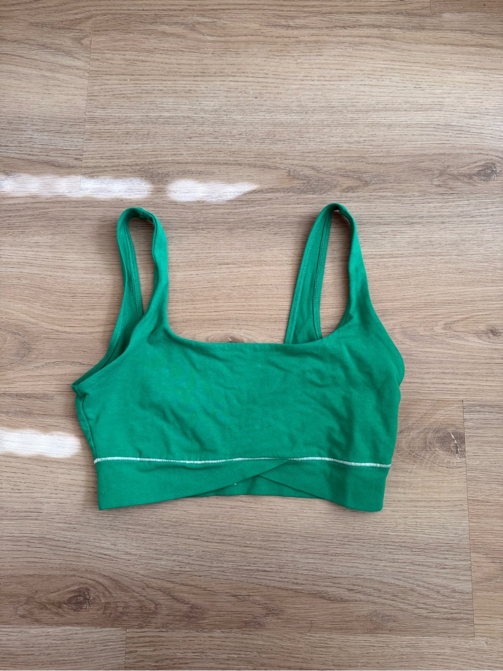 Green sports bra/ bra top